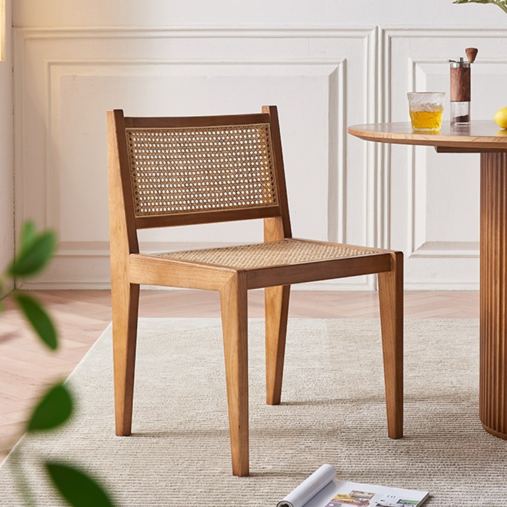 無垢材×ラタンのおしゃれダイニングチェア|北欧風 – 6JOHAN 無垢材×ラタンのおしゃれダイニングチェア|北欧風 – 6JOHAN
