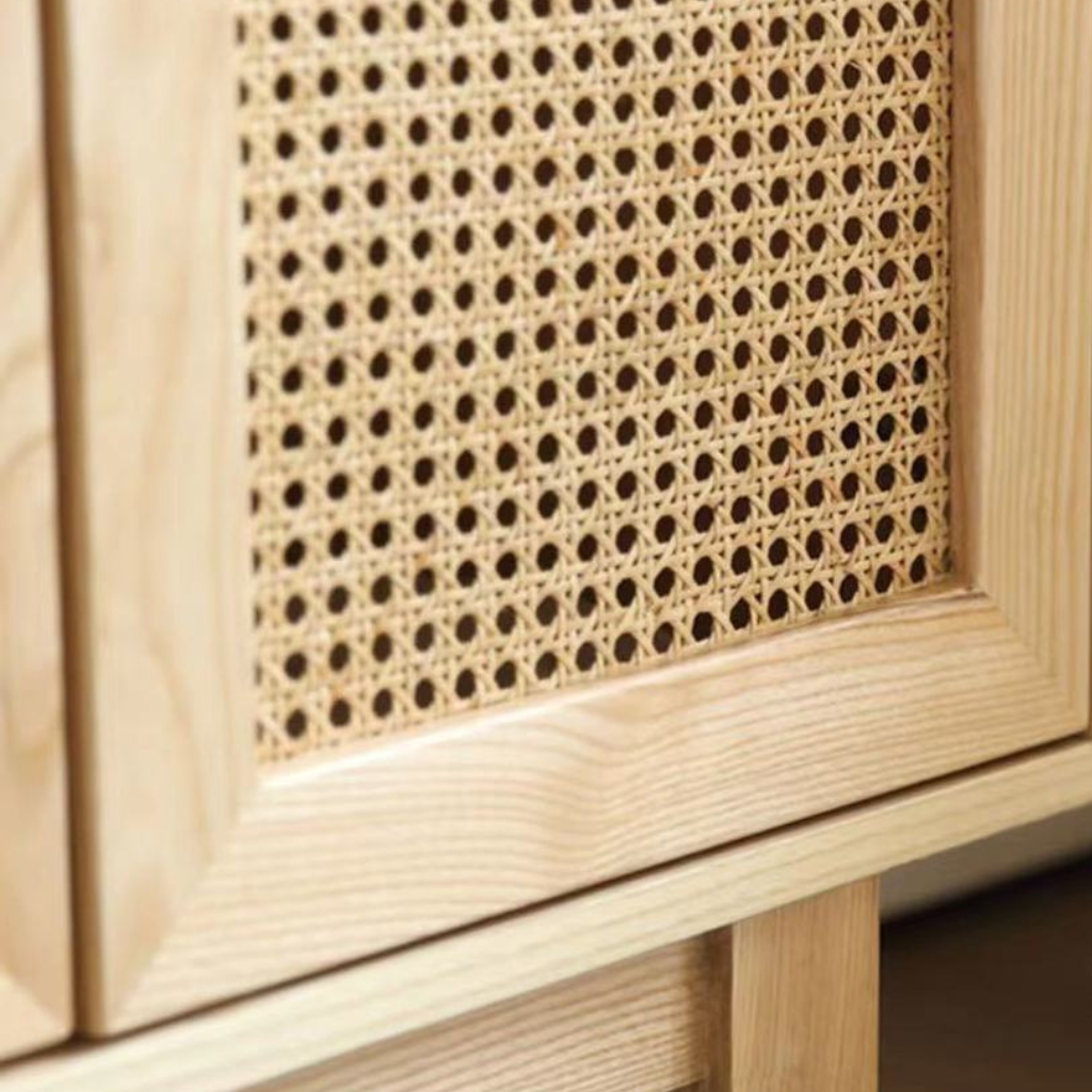6JOHAN Arch Rattan Chest 金具ディテール 丁寧な仕上げと機能性を兼ね備えた職人製作家具