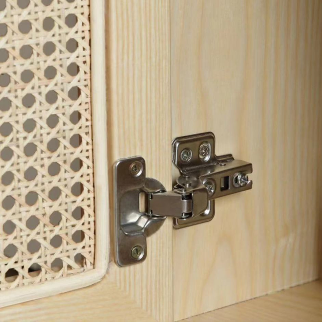 6JOHAN Natural Black Handle Chest Medium 丁寧な職人仕上げの蝶番ディテール 機能性と美しさを兼ね備えたデザイン