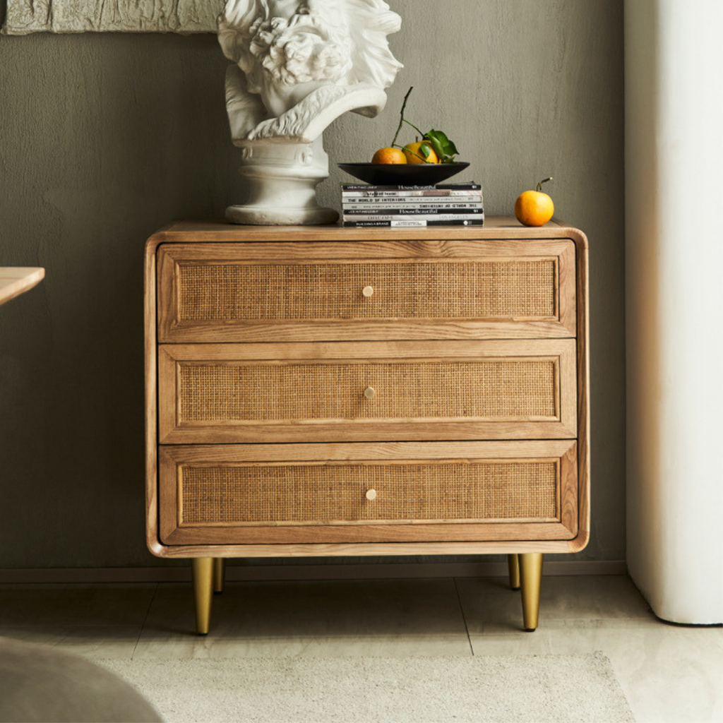 3月23日まで】花柄彫刻つき ナチュラルウッド チェスト 3月23日 3月23日まで】花柄彫刻つき ナチュラルウッド チェスト 3月23日