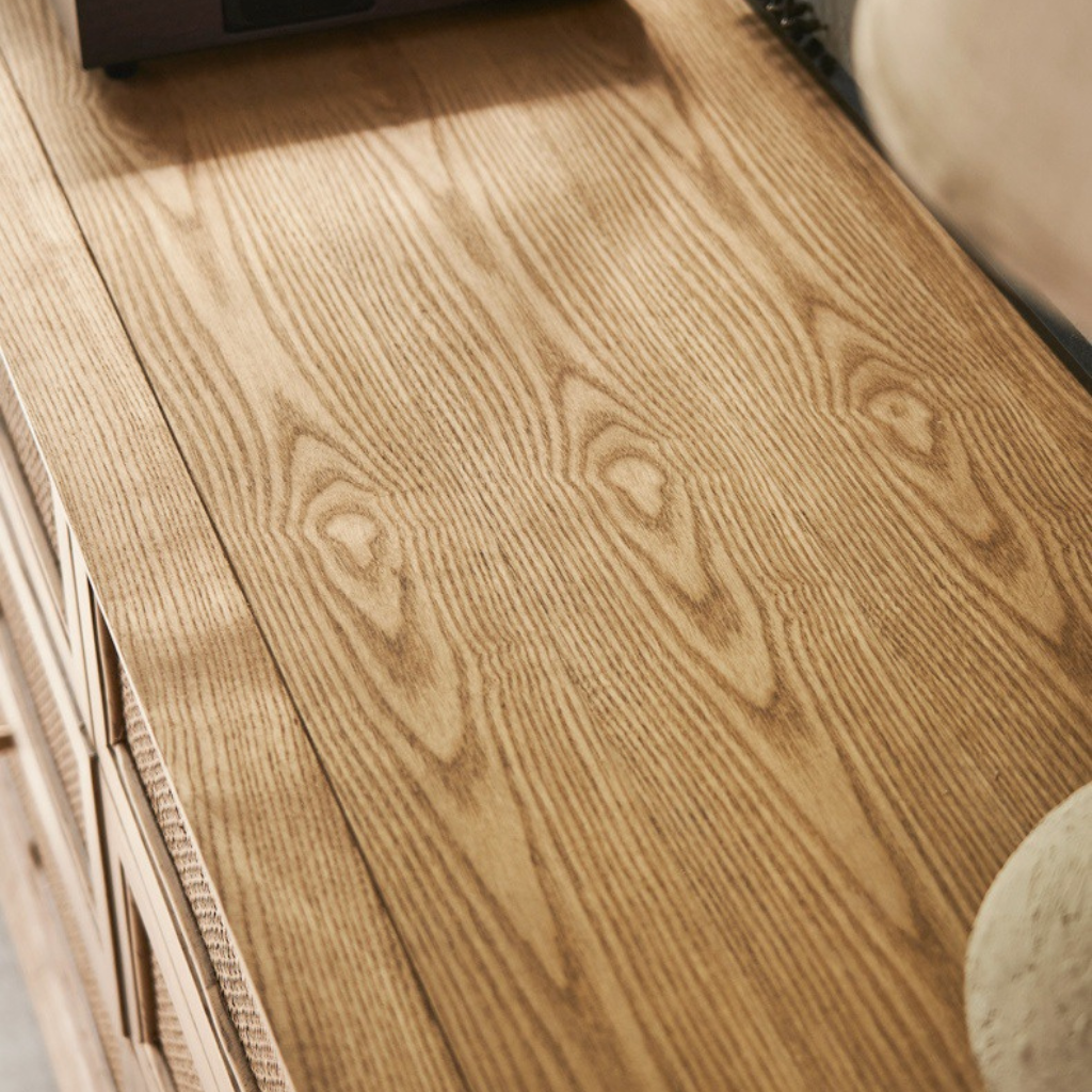 6JOHAN Natural Texture Compact Chest 天板ディテール 木目の美しさと丁寧な塗装仕上げが際立つ北欧家具