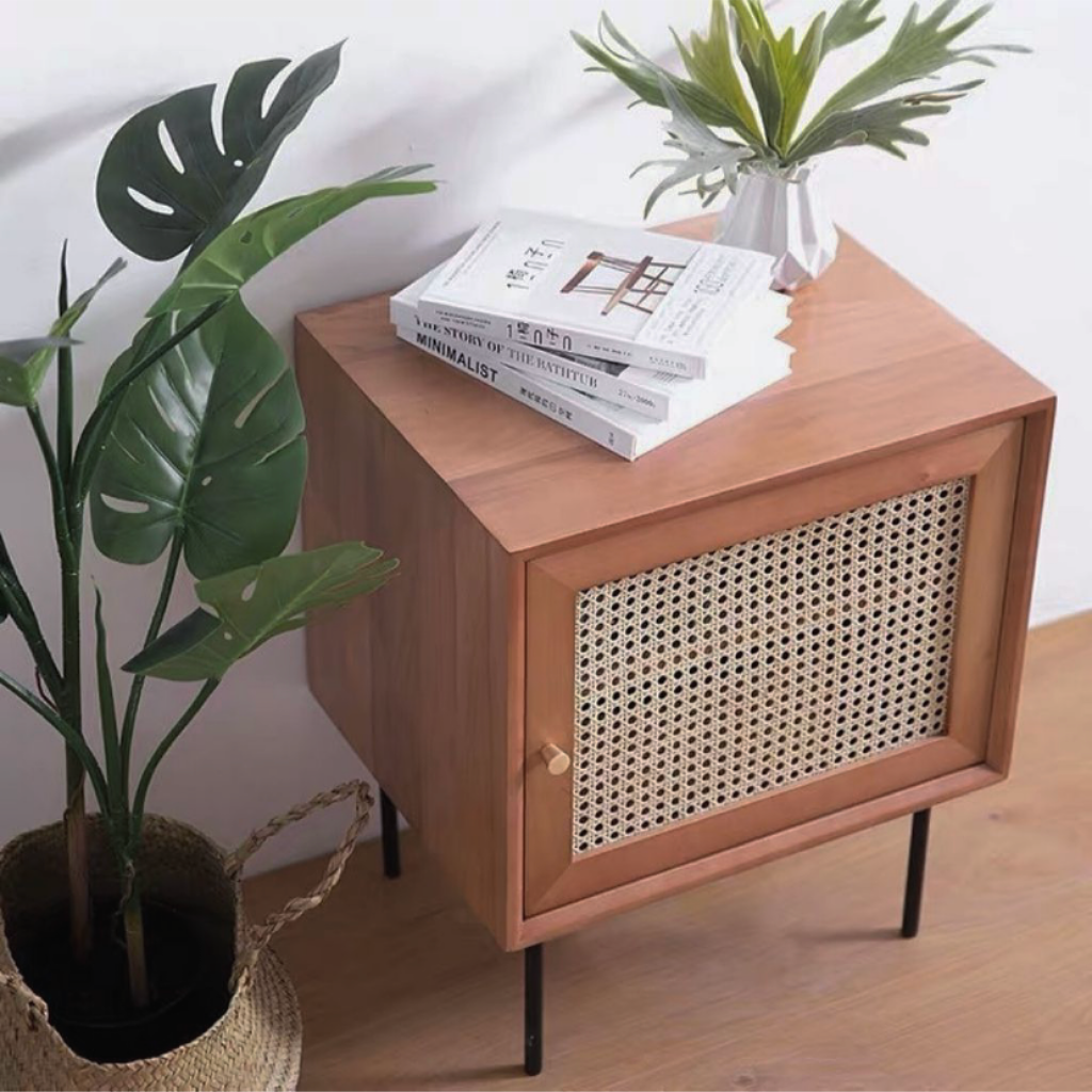 RATTAN CUBE CABINET / ラタンキューブキャビネット