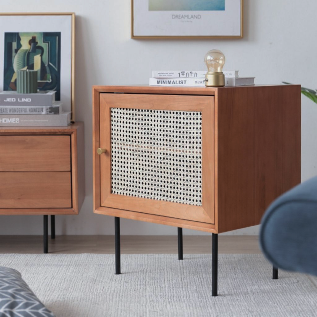 RATTAN CUBE CABINET / ラタンキューブキャビネット