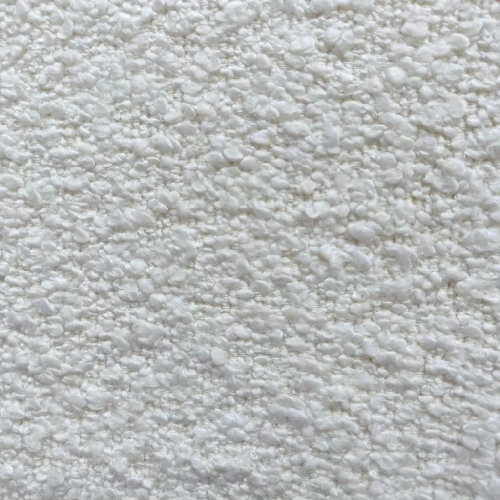 起毛感のあるブークレ生地を使用