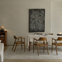 6JOHAN ウォルナットチェア ダイニング空間での使用例 モダンで温かみのある日本製家具
