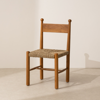 6JOHAN Rush Seat Dining Chair 無垢材フレームとラッシュシートのダイニングチェア 自然素材の温かみがあるデザイン
