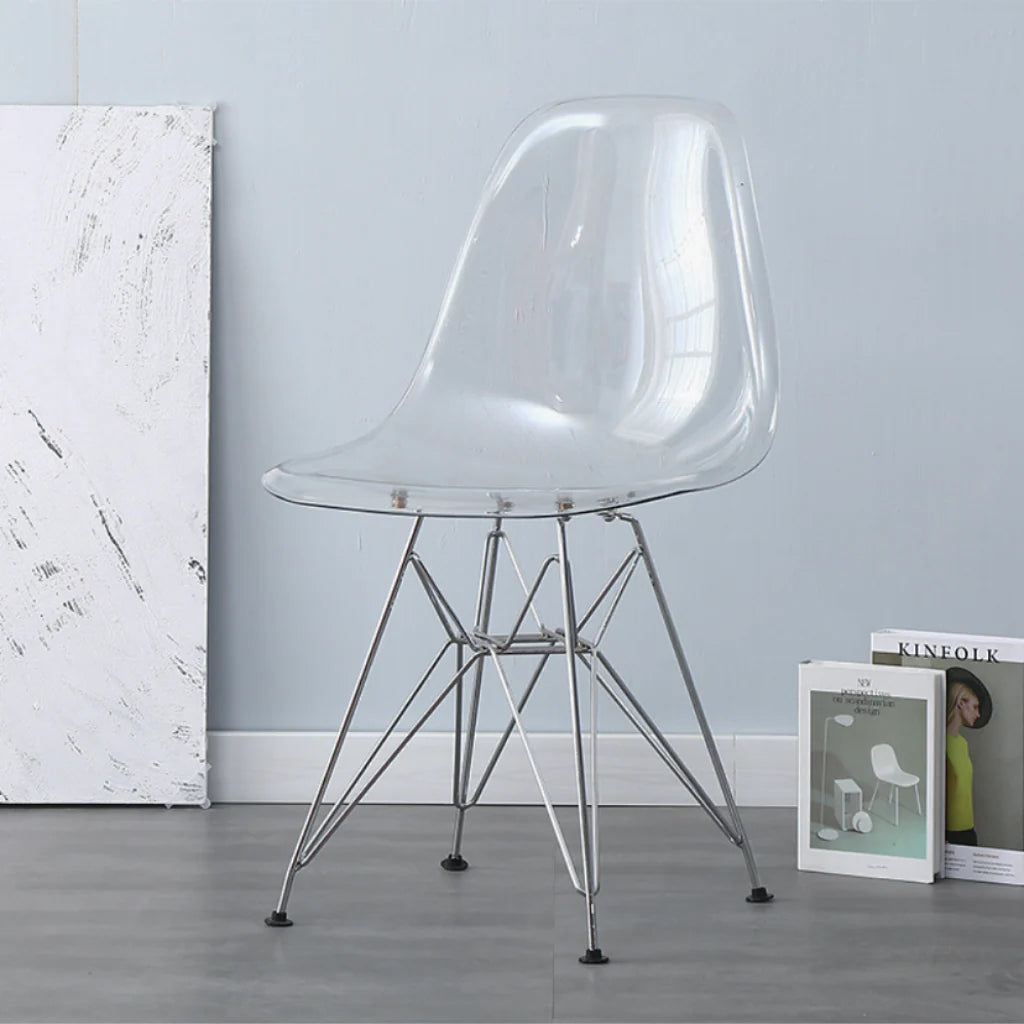 ベーシッククリアチェア｜透明感と快適さを備えたモダン椅子 – 6JOHAN