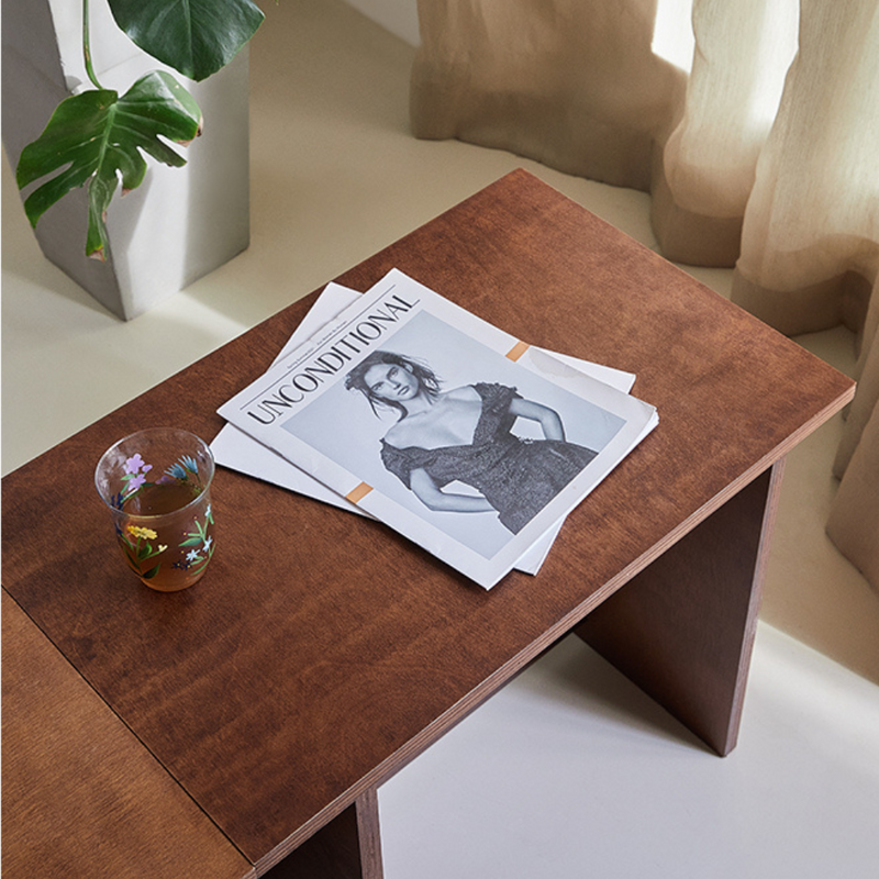 CLASSIC BLOCK SHORT TABLE-クラシック ヴィンテージ アンティーク ウッド コーヒーテーブル おしゃれ 木製 北欧 リビング 飾り棚 什器-