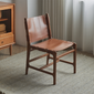 CLASSIC LEATHER CHAIR-レザー ウッド ナチュラル モダン チェア おしゃれ ひとり暮らし リビング ダイニング デスク 椅子-
