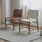 CLASSIC LEATHER CHAIR-レザー ウッド ナチュラル モダン チェア おしゃれ ひとり暮らし リビング ダイニング デスク 椅子-