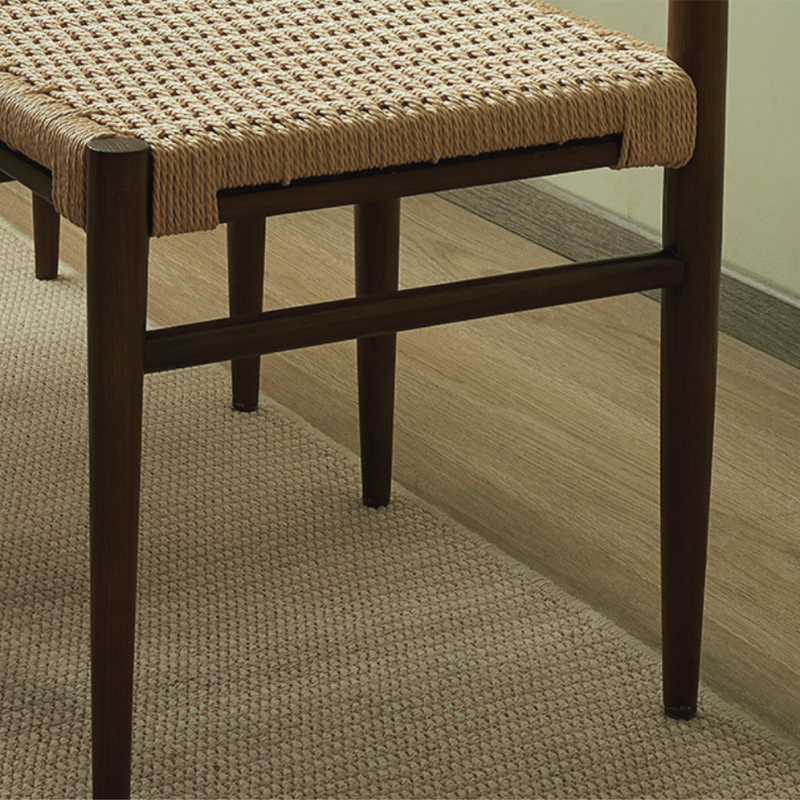 CLASSIC ROPE DINING CHAIR-クラシック ウッド ロープ ダイニング デスク チェア おしゃれ シンプル 木製 北欧 椅子-