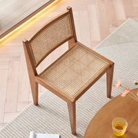 無垢材×ラタンのおしゃれダイニングチェア｜北欧風 – 6JOHAN