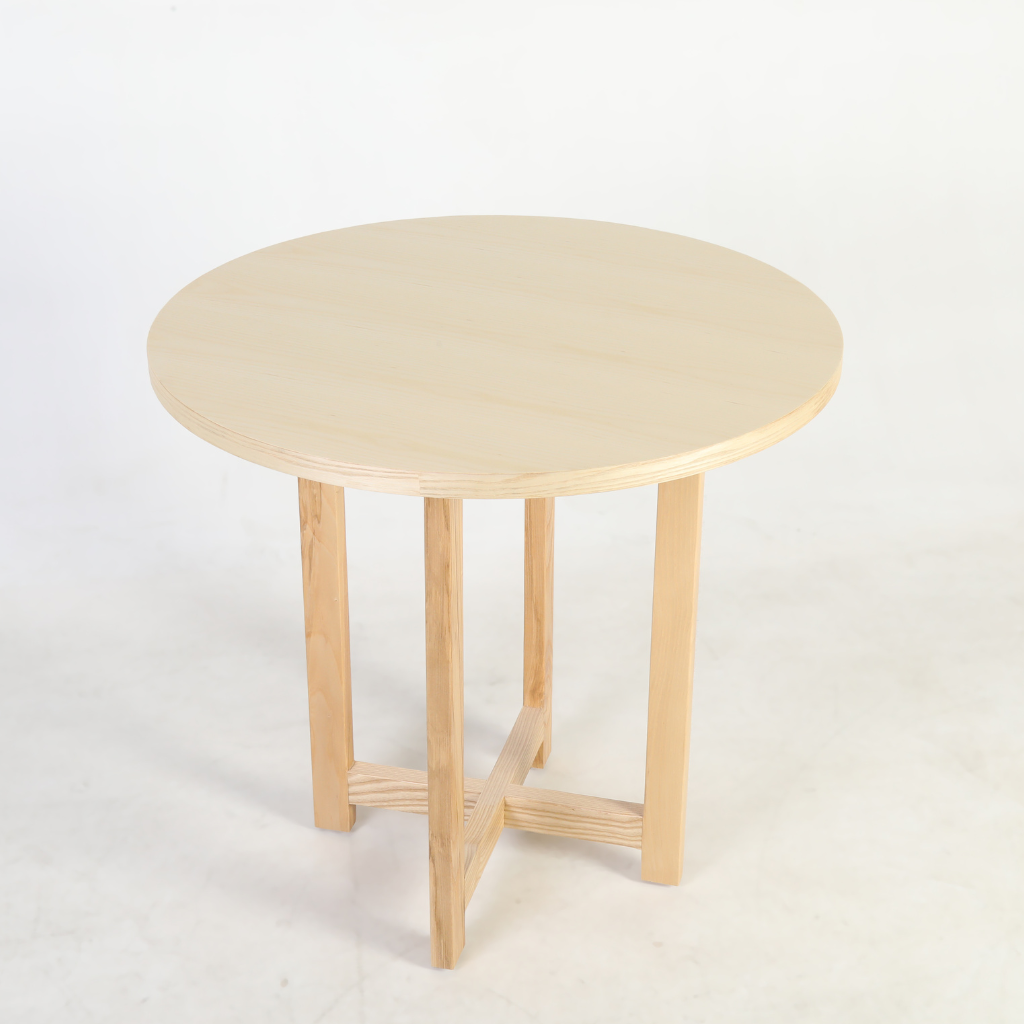 6JOHAN Natural Round Dining Table 木製ラウンドテーブル シンプルで温かみのある北欧スタイル家具
