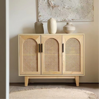 ラタン扉×無垢材の北欧風チェスト｜おしゃれ収納家具 – 6JOHAN