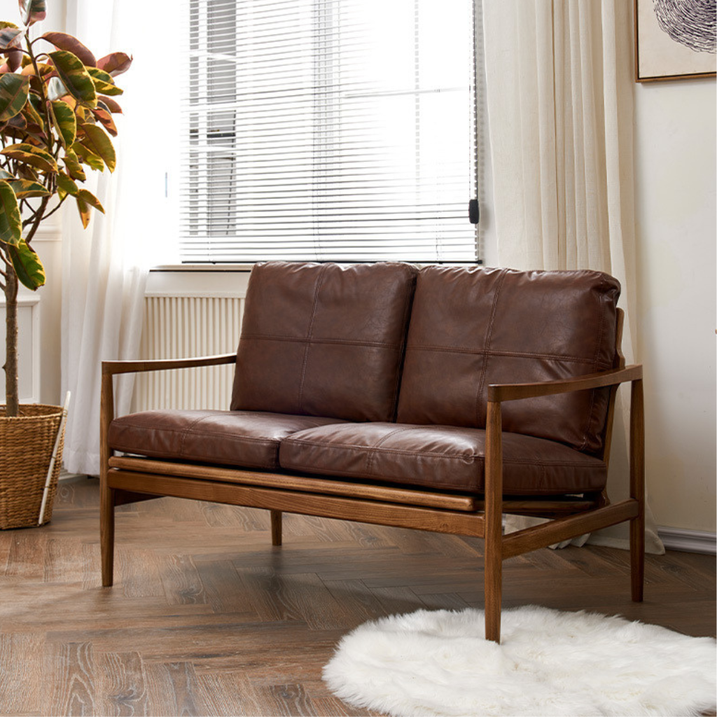 NATURAL LEATHER SOFA / ナチュラルレザーソファ