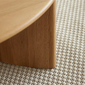 PINE WOOD COFFEE TABLE -ナチュラル ウッド リビング ローテーブル センターテーブル おしゃれ 木製 円形 丸 机-