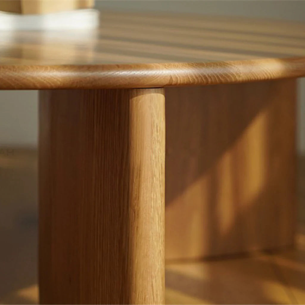 飛騨檜製コーヒーテーブル 茶色 角丸デザイン 飛騨檜製コーヒーテーブル 茶色 角丸デザイン 飛騨檜製コーヒー