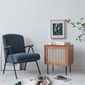 RATTAN CUBE CABINET -ラタン モダン ヴィンテージ キャビネット おしゃれ ひとり暮らし ワンルーム サイドボード 収納 棚-
