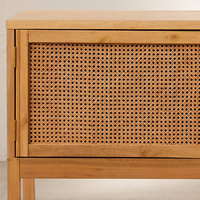 6JOHAN Rattan Docking Side Board 細部ディテール 天然素材ならではの質感とハンドクラフト感が魅力のサイドボード
