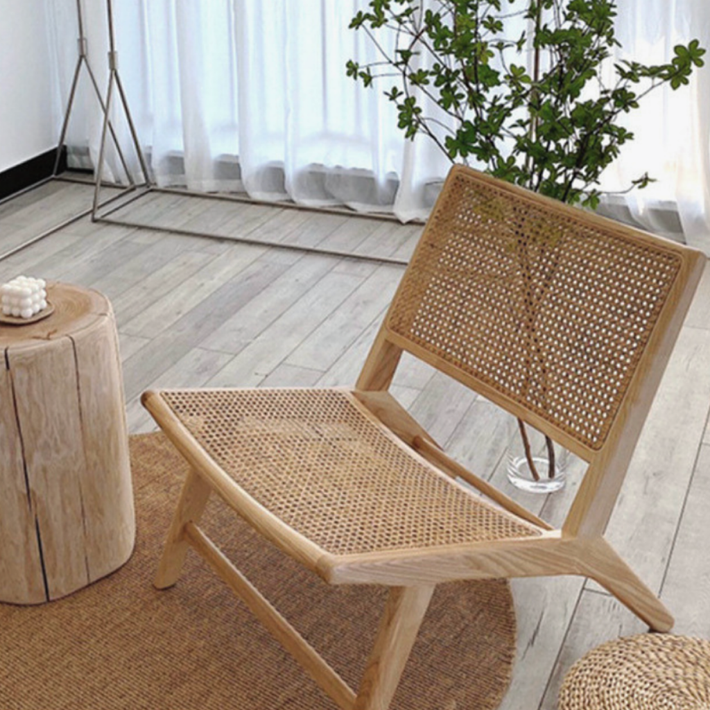 RATTAN SUPPLE LOUNGE CHAIR / ラタンサプルラウンジチェア