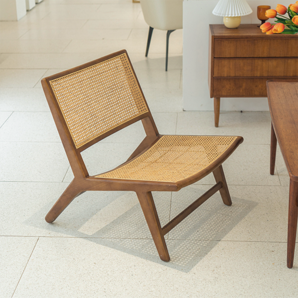 RATTAN SUPPLE LOUNGE CHAIR / ラタンサプルラウンジチェア