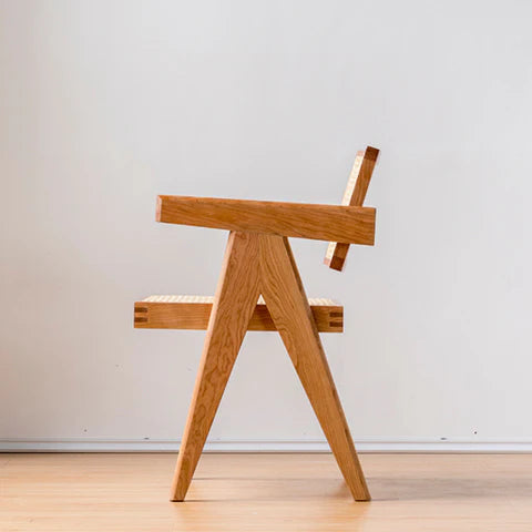 ラタン リゾート 肘置き付き デスク チェア おしゃれ 一人暮らし