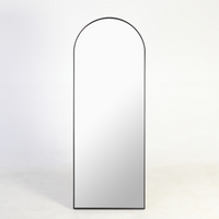 6JOHAN(ロクジョウハン) スタイリッシュ モダン ミラー　【034】 ラウンドミラー 大判 全身鏡 おしゃれ 空間を広く 明るく – 6JOHAN