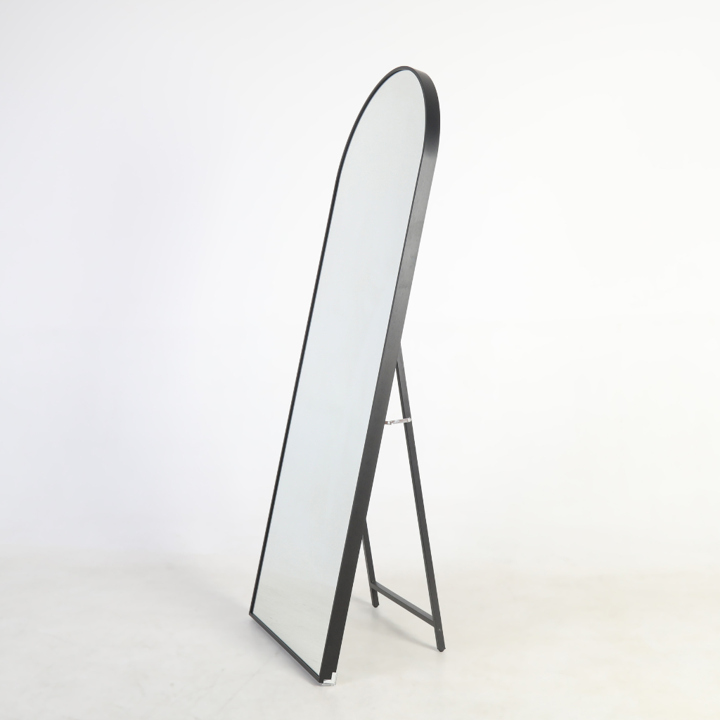 ラウンドミラー 大判 全身鏡 おしゃれ 空間を広く 明るく – 6JOHAN