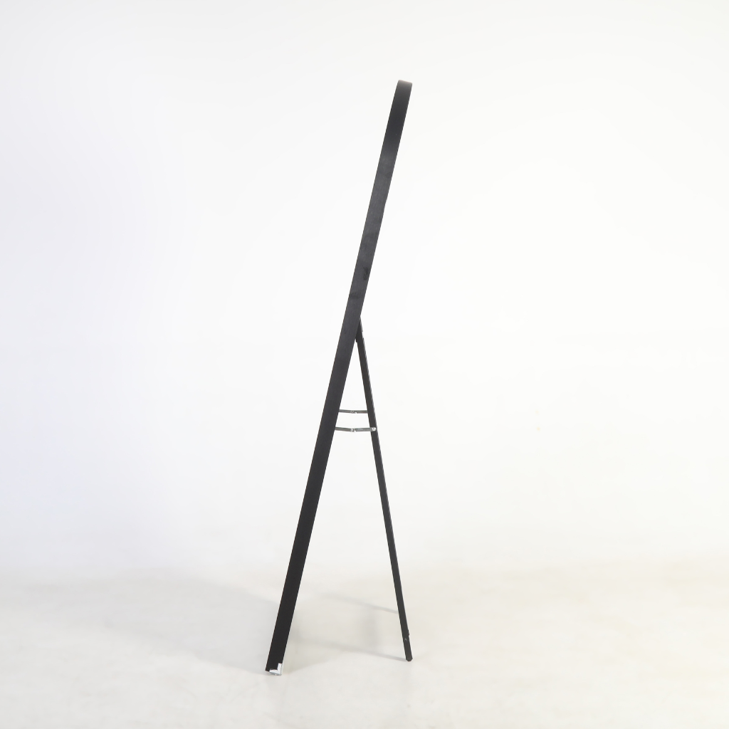 【美品】6JOHAN ラウンドミラー 60×160cm ブラック ラウンドミラー｜鏡 全身鏡 おしゃれ 姿見 インテリア – 6JOHAN