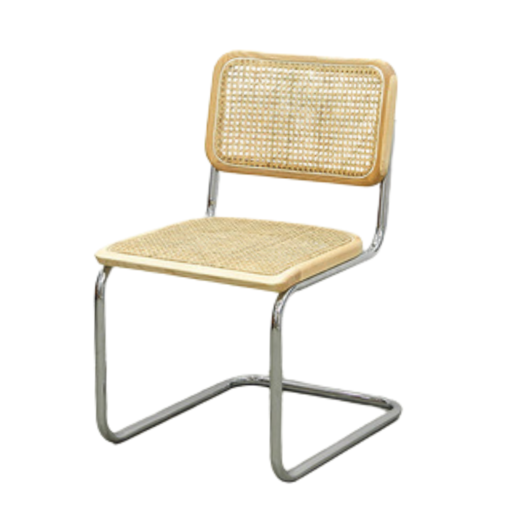 ラタンチェア キャンティレバーチェア ダイニング 在宅ワーク カフェに