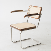 6JOHAN ロクジョウハン　ラタンデスクチェア ラタン×スチール　2脚セット 6JOHAN ロクジョウハン ラタンデスクチェア ラタン×スチール 2脚セット