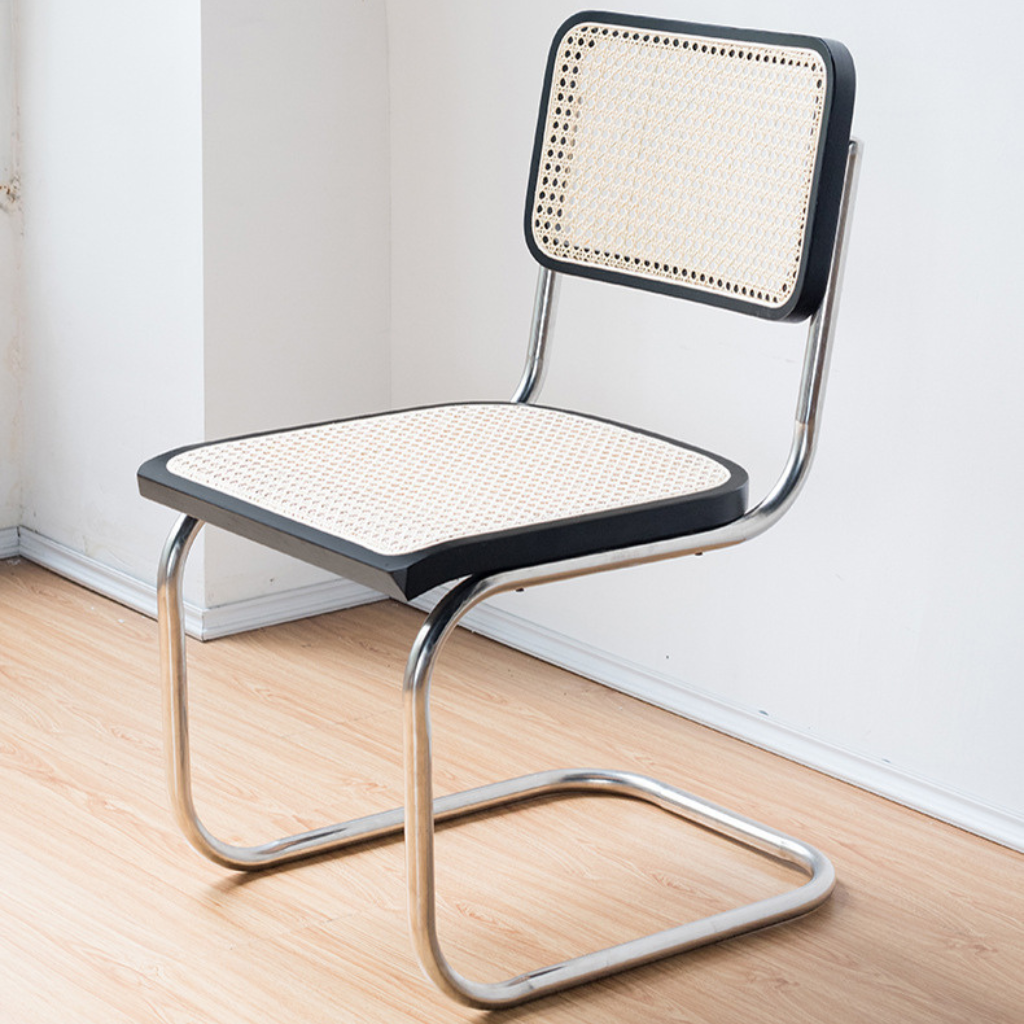 ラタンチェア キャンティレバーチェア ダイニング 在宅ワーク カフェに