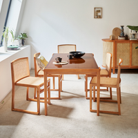 6JOHAN ラタンチェアを用いたダイニングの空間スタイリング ナチュラルモダン家具
