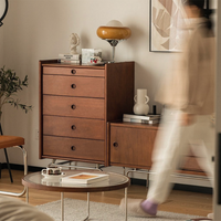 6JOHAN 6段チェスト 書類整理ができる引き出し収納スペース
