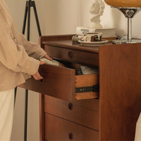 6JOHAN チェスト上段トレー 小物整理がしやすいデザイン収納家具
