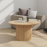 6JOHAN 円形木製センターテーブル【001】 6JOHAN 円形木製センター