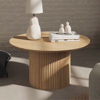 ウッドサークルローテーブル ナチュラルで温もりある丸型デザイン – 6JOHAN