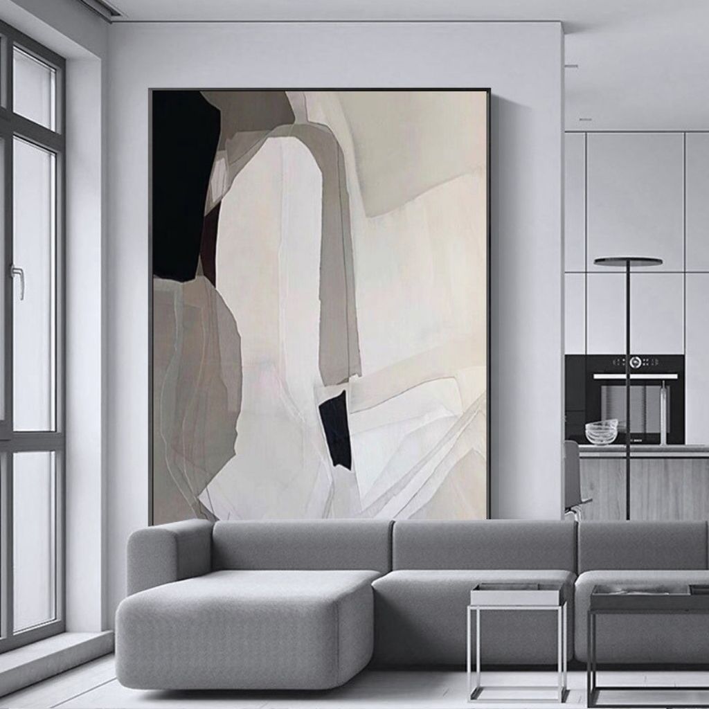 50×70cmのモノトーンアートパネル