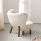 BOA CHAIR-ボア チェア 白 ナチュラル 北欧 おしゃれ ひとり暮らし ラウンジ リビング 椅子-
