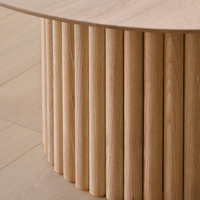 ウッドサークルローテーブル ナチュラルで温もりある丸型デザイン – 6JOHAN